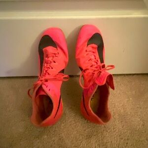 NIKE Track/Field Sprinting Spike shoes.  Mens 9.
